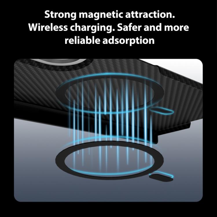 Custodia per telefono con doppio magnete centrale in fibra di carbonio serie 600D a trama fine., For Galaxy Z Fold8 Ultra 5G