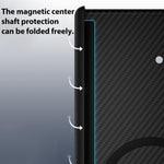 Custodia per telefono con doppio magnete centrale in fibra di carbonio serie 600D a trama fine., For Galaxy Z Fold8 Ultra 5G