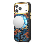 Custodia per telefono magnetica Senior A28+1 con motivo ricamato etnico., For iPhone 17 Pro Max, For iPhone 17 Pro, For iPhone 16 Pro Max, For iPhone 16 Pro