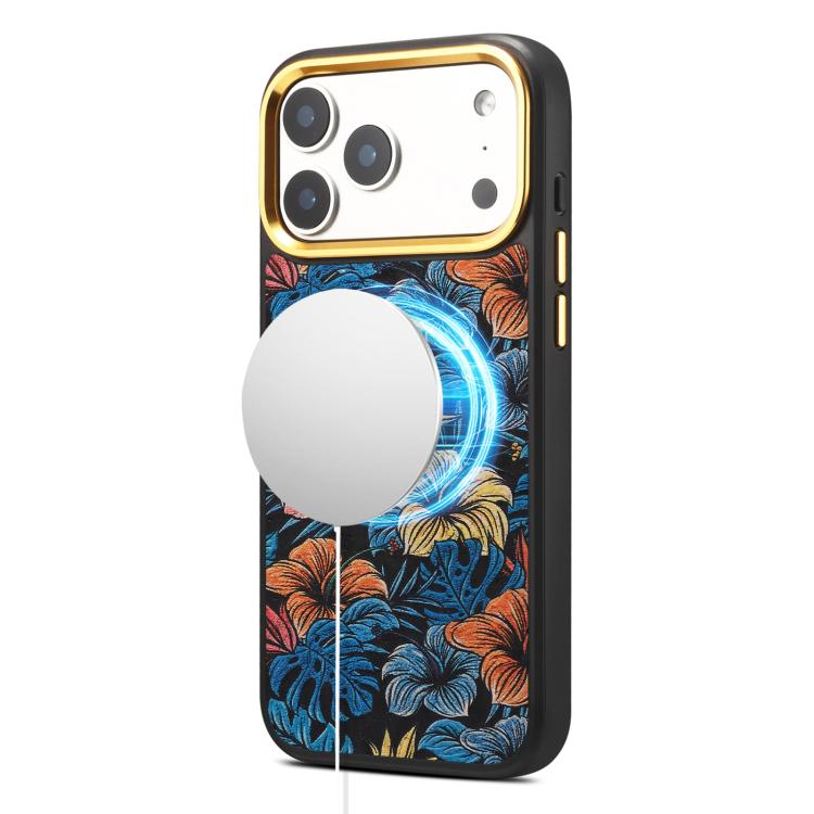 Custodia per telefono magnetica Senior A28+1 con motivo ricamato etnico., For iPhone 17 Pro Max, For iPhone 17 Pro, For iPhone 16 Pro Max, For iPhone 16 Pro