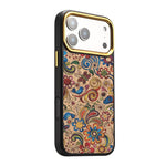 Custodia per telefono magnetica Senior A28+1 con motivo ricamato etnico., For iPhone 17 Pro Max, For iPhone 17 Pro, For iPhone 16 Pro Max, For iPhone 16 Pro