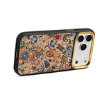 Custodia per telefono magnetica Senior A28+1 con motivo ricamato etnico., For iPhone 17 Pro Max, For iPhone 17 Pro, For iPhone 16 Pro Max, For iPhone 16 Pro