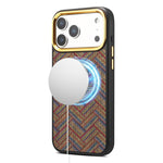 Custodia per telefono magnetica Senior A28+1 con motivo ricamato etnico., For iPhone 17 Pro Max, For iPhone 17 Pro, For iPhone 16 Pro Max, For iPhone 16 Pro