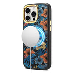 Custodia per telefono magnetica Senior A28+1 con motivo ricamato etnico., For iPhone 17 Pro Max, For iPhone 17 Pro, For iPhone 16 Pro Max, For iPhone 16 Pro