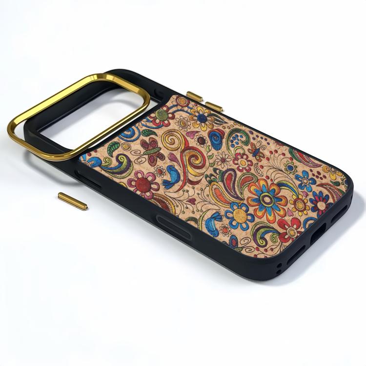 Custodia per telefono magnetica Senior A28+1 con motivo ricamato etnico., For iPhone 15 Pro Max, For iPhone 15 Pro