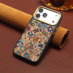 Custodia per telefono magnetica Senior A28+1 con motivo ricamato etnico., For iPhone 15 Pro Max, For iPhone 15 Pro