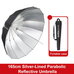 Diffusore riflettore per studio fotografico Godox, UB-85S Black Silver Umbrella, UB-85S Black Silver Umbrella with Softbox, UB-105S Black Silver Umbrella, UB-105S Black Silver Umbrella with Softbox, UB-130S Black Silver Umbrella                        ...