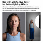 Diffusore riflettore per studio fotografico Godox, DPU-85T Reflect Umbrella Sotfbox, DPU-105T Reflect Umbrella Sotfbox, DPU-130T Reflect Umbrella Sotfbox, DPU-165T Reflect Umbrella Sotfbox, DPU-85BS Black Silver Softbox Reflector                       ...