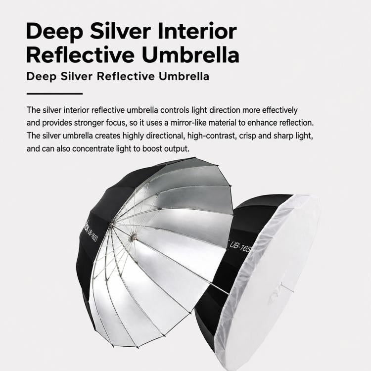 Diffusore riflettore per studio fotografico Godox, DPU-85T Reflect Umbrella Sotfbox, DPU-105T Reflect Umbrella Sotfbox, DPU-130T Reflect Umbrella Sotfbox, DPU-165T Reflect Umbrella Sotfbox, DPU-85BS Black Silver Softbox Reflector                       ...
