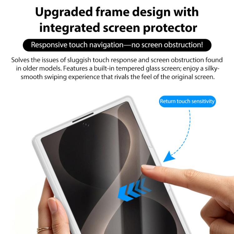 Custodia per telefono integrata in ecopelle con chiusura magnetica centrale., For Galaxy Z Fold8 5G, For Galaxy Z Flip8 5G