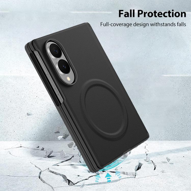 Custodia per telefono integrata in ecopelle con chiusura magnetica centrale., For Galaxy Z Fold8 5G, For Galaxy Z Flip8 5G