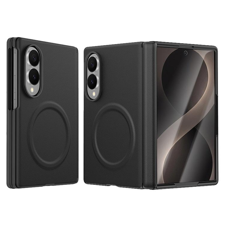 Custodia per telefono integrata in ecopelle con chiusura magnetica centrale., For Galaxy Z Fold8 5G, For Galaxy Z Flip8 5G