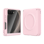 Custodia per telefono integrata in ecopelle con chiusura magnetica centrale., For Galaxy Z Fold8 5G, For Galaxy Z Flip8 5G