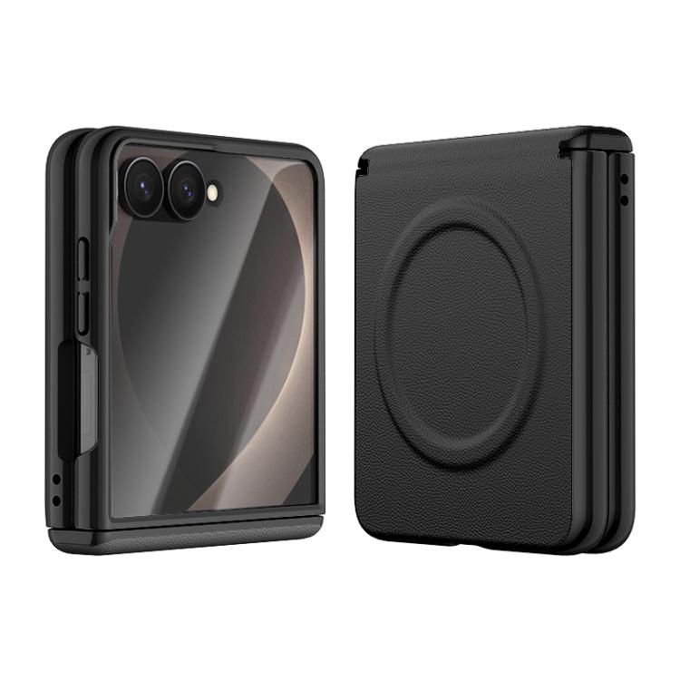 Custodia per telefono integrata in ecopelle con chiusura magnetica centrale., For Galaxy Z Fold8 5G, For Galaxy Z Flip8 5G