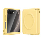 Custodia per telefono integrata in ecopelle con chiusura magnetica centrale., For Galaxy Z Fold8 5G, For Galaxy Z Flip8 5G