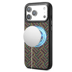 Custodia magnetica con motivo etnico per iPhone 17 Pro Max