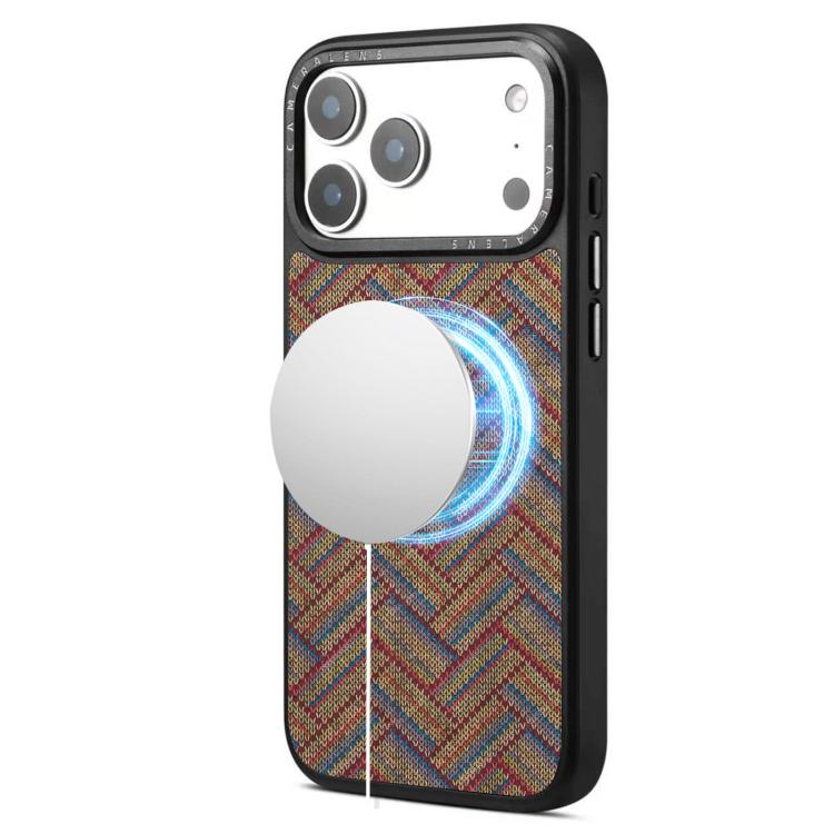 Custodia magnetica con motivo etnico per iPhone 17 Pro Max