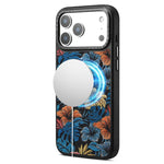 Custodia magnetica con motivo etnico per iPhone 17 Pro Max
