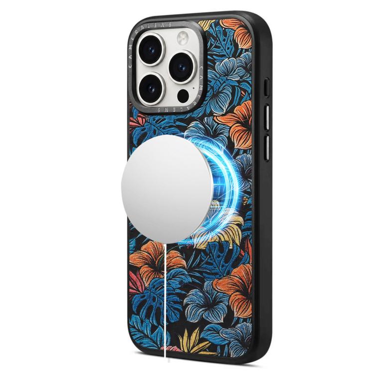 Custodia magnetica con motivo etnico per iPhone 17 Pro Max