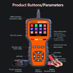 K2 Pro 2 in 1 Strumento diagnostico OBDII per auto - Tester batteria, K2 Pro