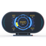 P27 Tachimetro multifunzione LCD HD OBD2 GPS, P27