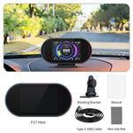 P27 Tachimetro multifunzione LCD HD OBD2 GPS, P27