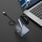 Per Fitbit Inspire 2 Supporto per caricabatterie in lega di alluminio con protezione chip, supporta la ricarica rapida, For Fitbit Inspire 2