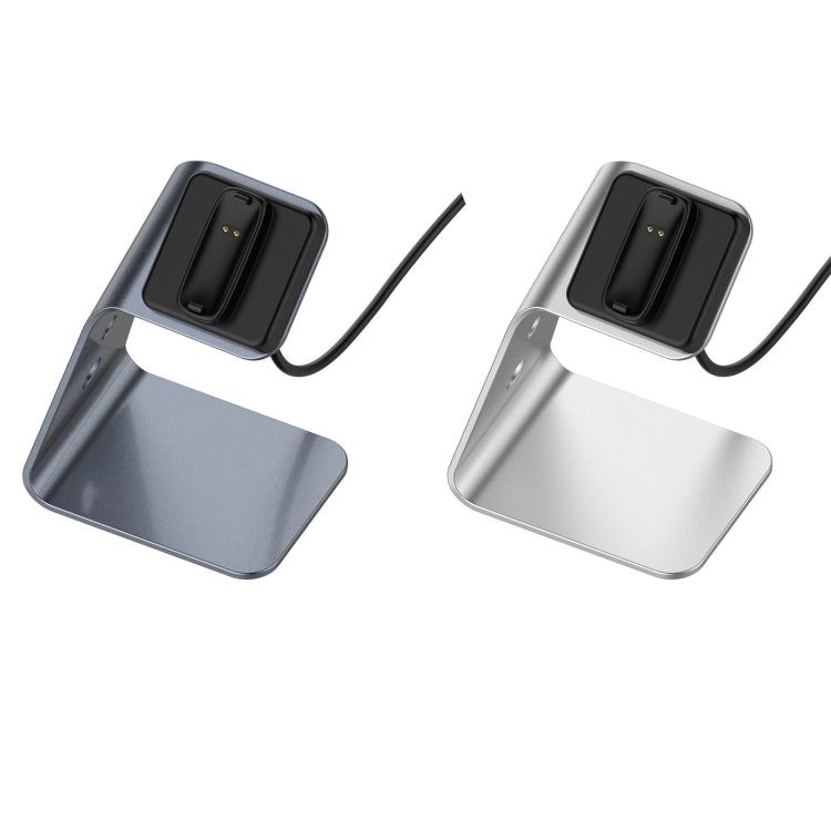 Per Fitbit Inspire 2 Supporto per caricabatterie in lega di alluminio con protezione chip, supporta la ricarica rapida, For Fitbit Inspire 2