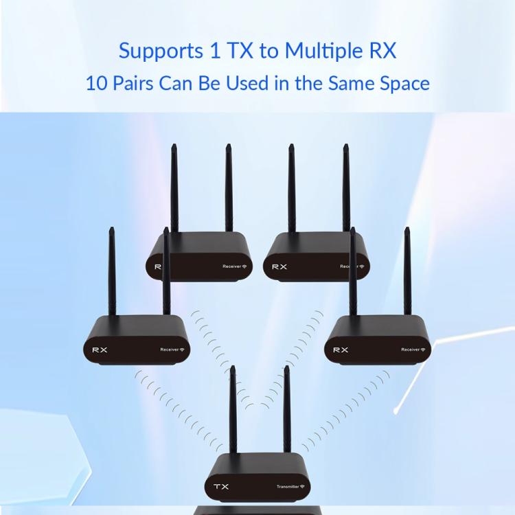 Adattatore di trasmissione audio AU680, kit trasmettitore e ricevitore per altoparlanti wireless, EU Plug, US Plug, UK Plug, AU Plug