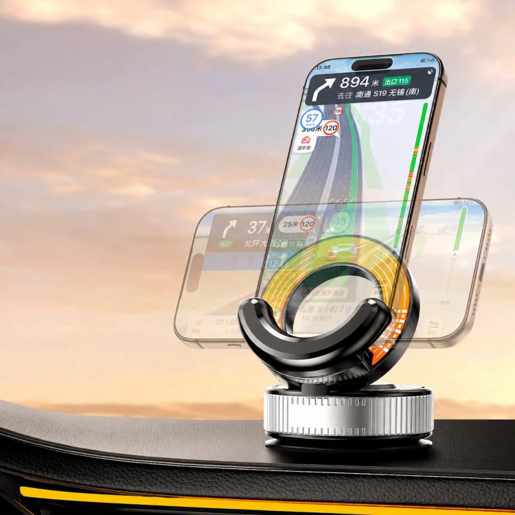 Supporto per telefono da auto con ventosa F9 per navigazione e utilizzo su scrivania, Basic Model, Parking Number Plate