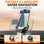 Supporto per telefono da auto con ventosa F9 per navigazione e utilizzo su scrivania, Basic Model, Parking Number Plate