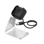 Per Fitbit Versa / Versa Lite / Versa SE Supporto caricabatterie universale in lega di alluminio con protezione chip, supporto ricarica rapida, For Fitbit Versa