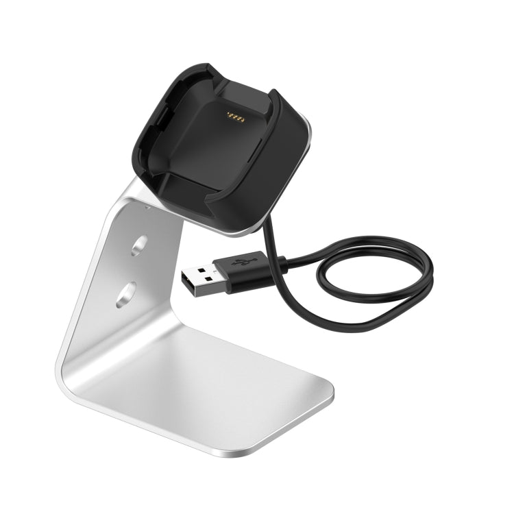 Per Fitbit Versa / Versa Lite / Versa SE Supporto caricabatterie universale in lega di alluminio con protezione chip, supporto ricarica rapida, For Fitbit Versa