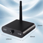 Kit trasmettitore e ricevitore audio wireless AU5810 a 5,8 GHz, supporta la trasmissione fino a 100 m.