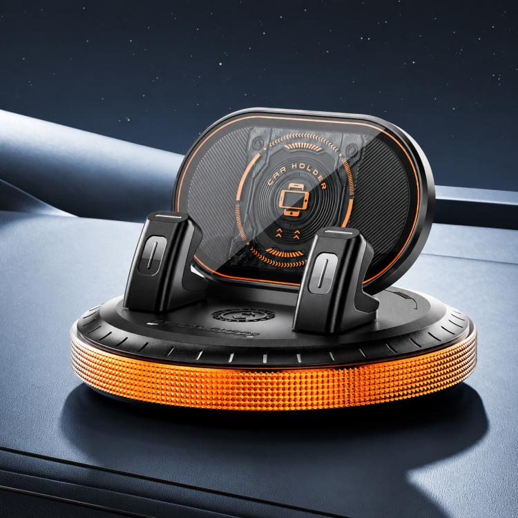 Supporto per telefono da console centrale auto D5 con base girevole e ventosa.