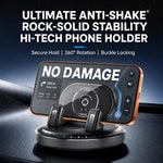 Supporto per telefono da console centrale auto D5 con base girevole e ventosa.