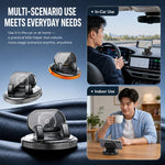 Supporto per telefono da console centrale auto D5 con base girevole e ventosa.