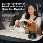 Supporto per telefono da console centrale per auto D7 con base girevole autoadesiva.