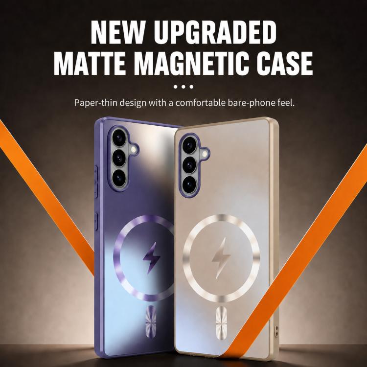Custodia magnetica per telefono con placcatura sottovuoto, For Galaxy S26+ 5G, For Galaxy S26 Ultra 5G, For Galaxy S26 5G