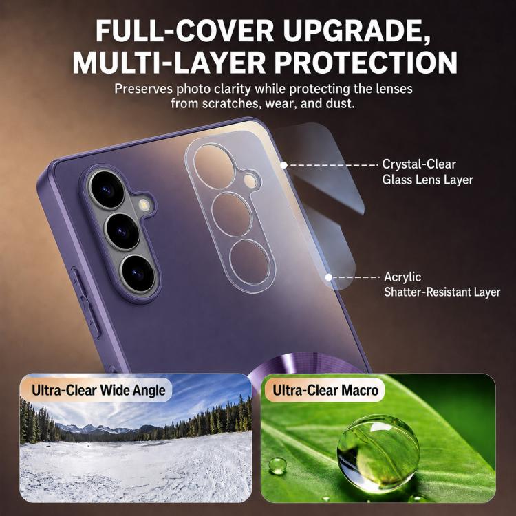 Custodia magnetica per telefono con placcatura sottovuoto, For Galaxy S26+ 5G, For Galaxy S26 Ultra 5G, For Galaxy S26 5G