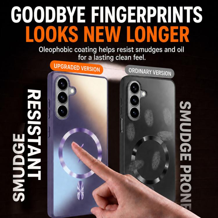 Custodia magnetica per telefono con placcatura sottovuoto, For Galaxy S26+ 5G, For Galaxy S26 Ultra 5G, For Galaxy S26 5G