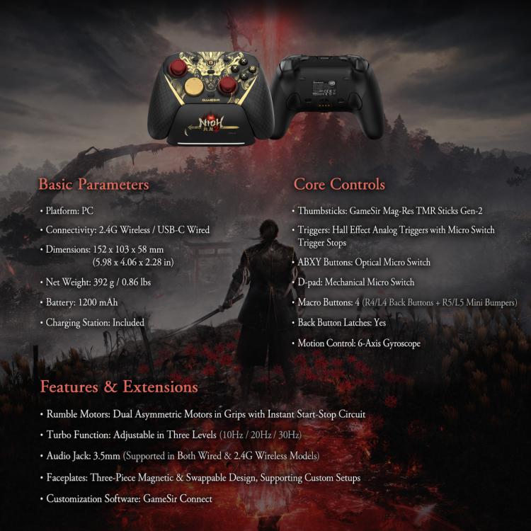GameSir G7 Pro 8K Controller di gioco Bluetooth wireless
