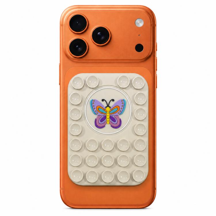 Supporto magnetico in silicone per telefono a forma di farfalla