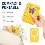 Supporto magnetico in silicone per telefono a forma di farfalla
