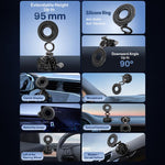 Supporto magnetico a ventosa S21 per telefono da auto, supporto universale per navigatore per auto