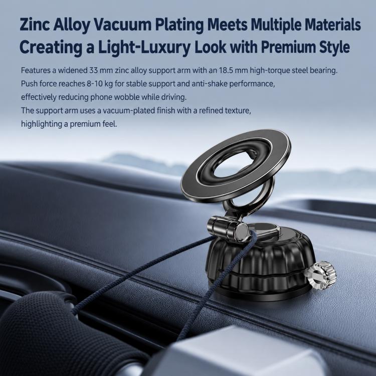 Supporto magnetico a ventosa S21 per telefono da auto, supporto universale per navigatore per auto