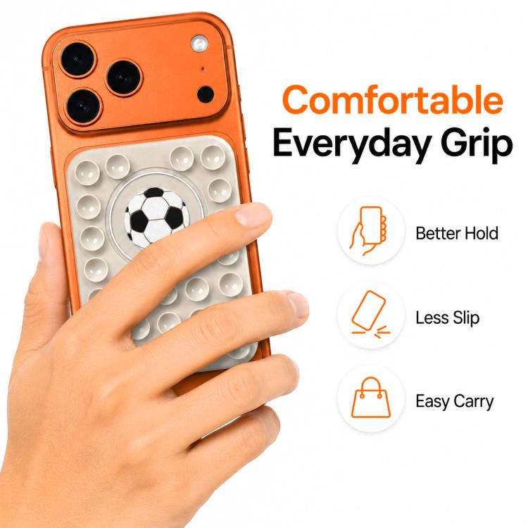 Supporto magnetico in silicone riutilizzabile per telefono