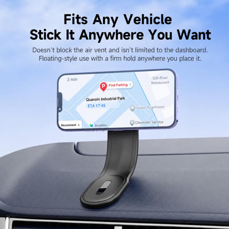 Supporto magnetico flessibile CZ-19 per telefono da cruscotto auto