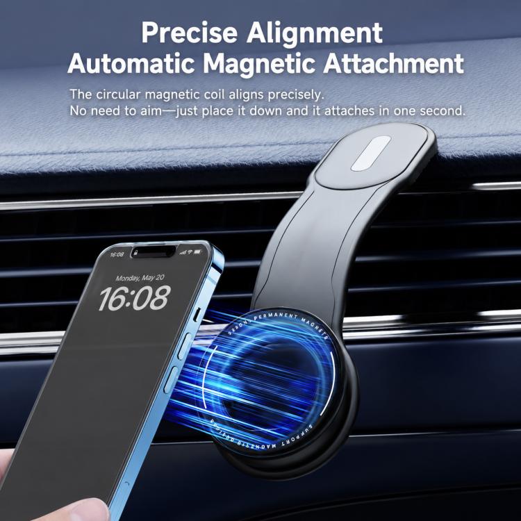 Supporto magnetico flessibile CZ-19 per telefono da cruscotto auto