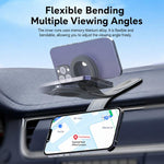 Supporto magnetico flessibile CZ-19 per telefono da cruscotto auto